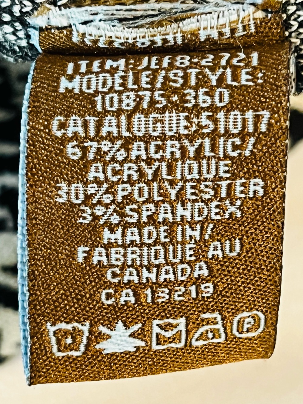 Y2K Vintage Jessica Houndstooth Plaid Cropped Jacket Size 12 Made in Canada - Picture 12 of 13
